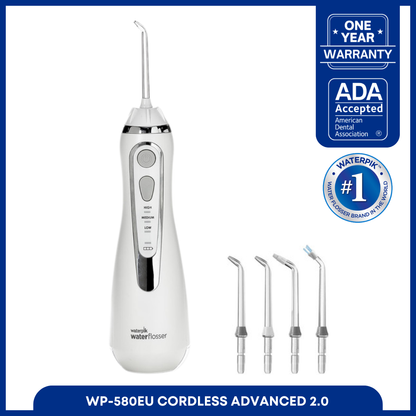 Waterpik Water Flosser Cordless Advanced 2.0 WP-580EU